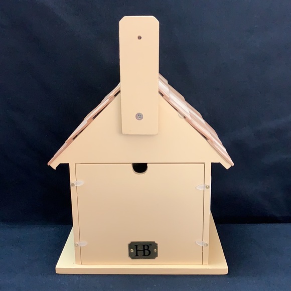 Home Bazaar Vctorian Cottage Yellow Bird House - Picture 2 of 16